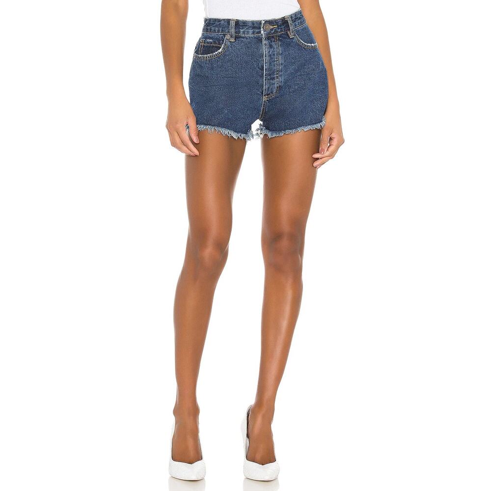 Amuse Society Shoreline Denim Shorts Vintage Indigo Size 26